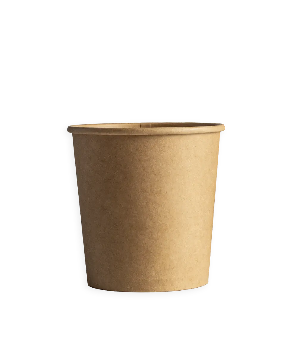 PAPP-EISBECHER | GEEIGNET ZUM EINFRIEREN | BRAUN