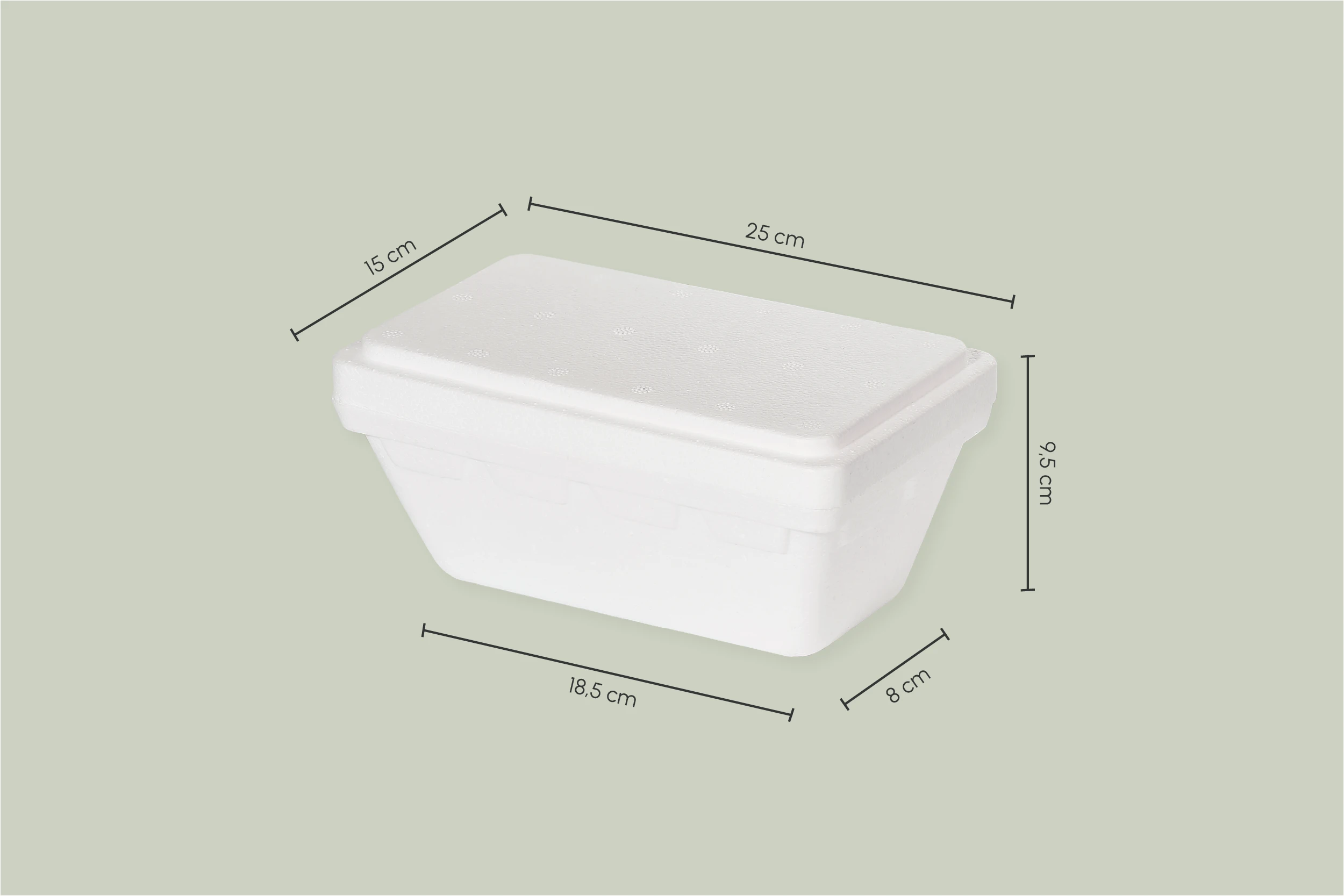 Thermobox, 1,5 Liter (100er Karton)