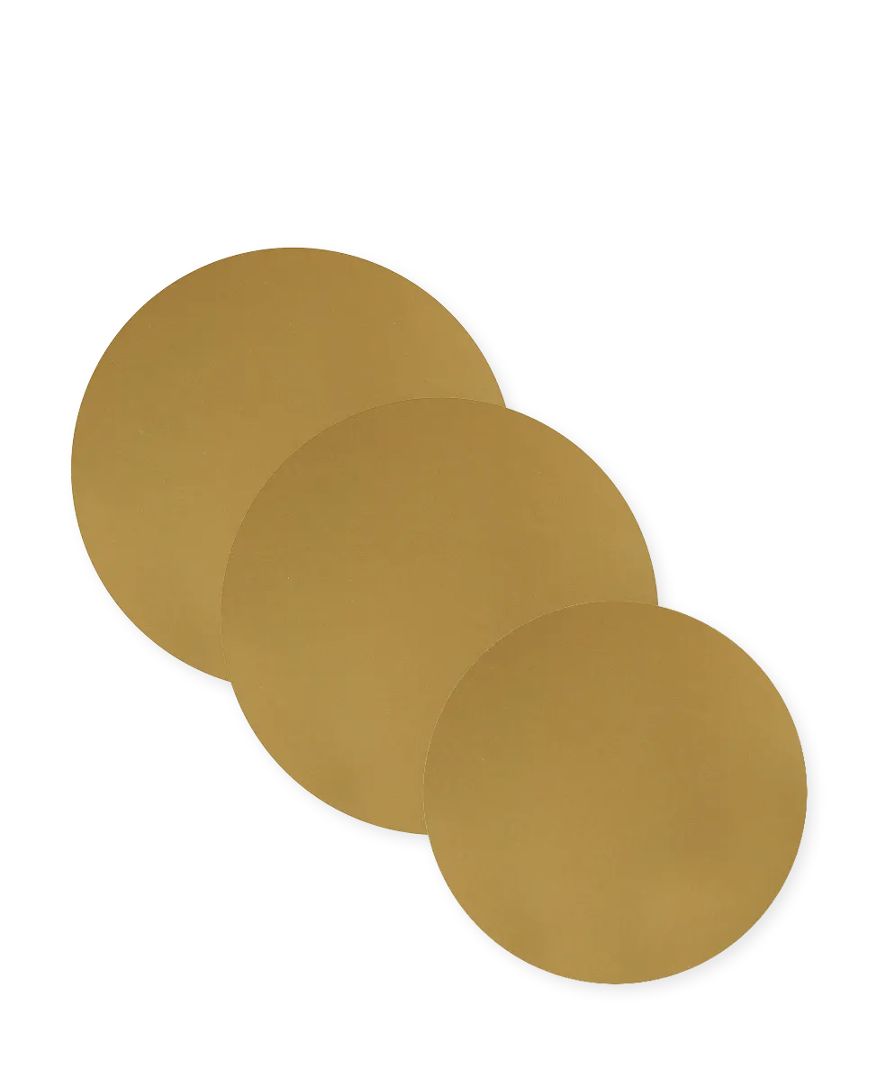 TORTENUNTERLAGEN | GOLDKASCHIERT | RUND