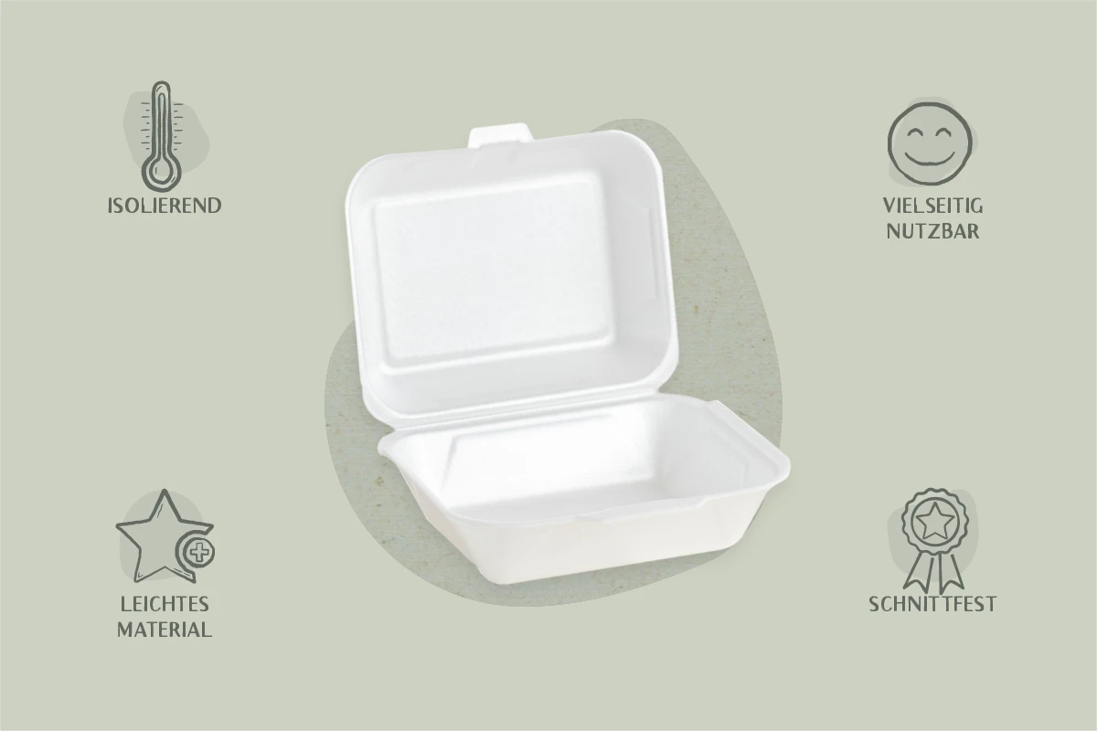 Menübox, weiß, L 18,5 x B 15,5 x H 7,5 cm (500er Karton)