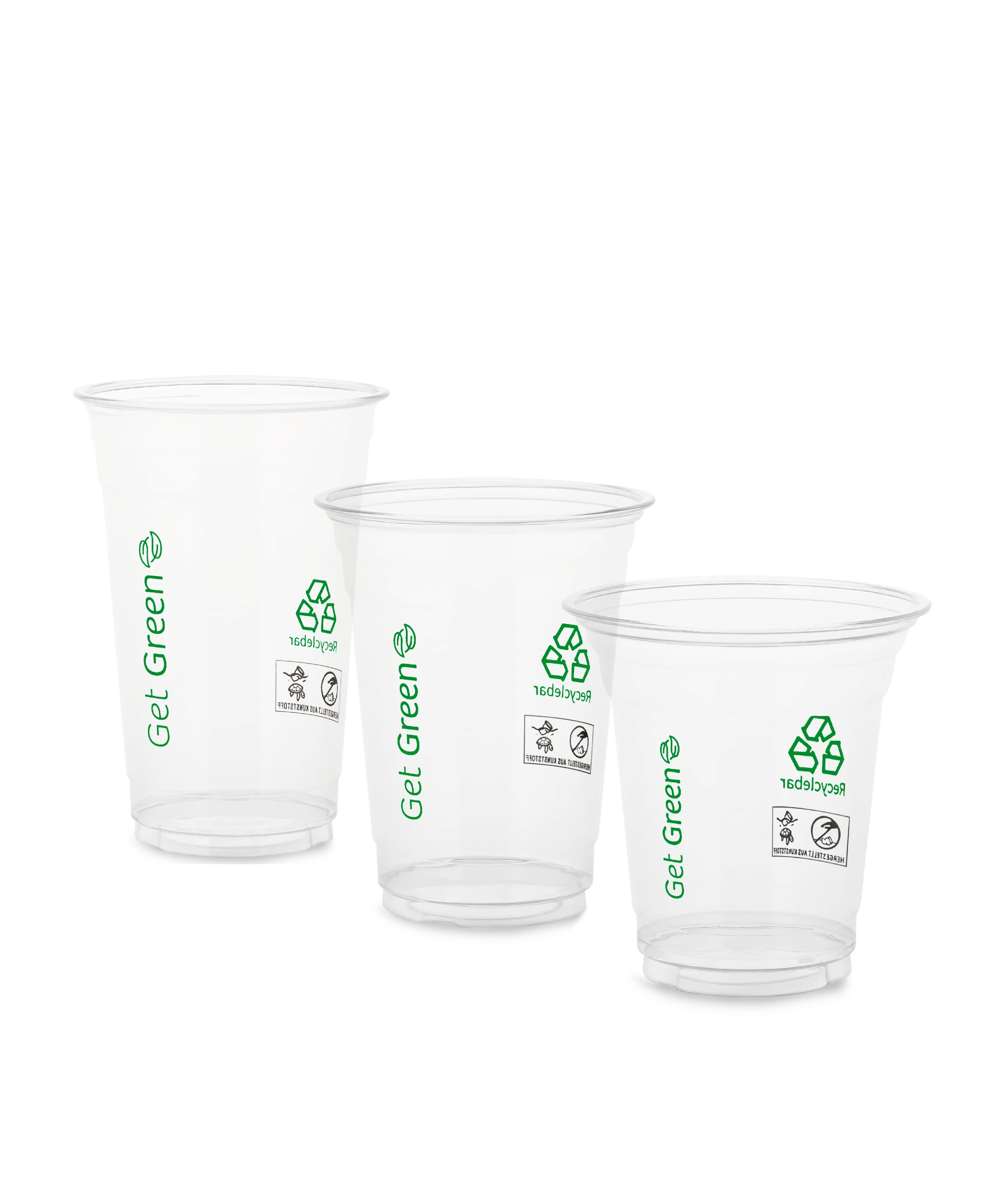 PET-TRINKBECHER | GET GREEN | TRANSPARENT