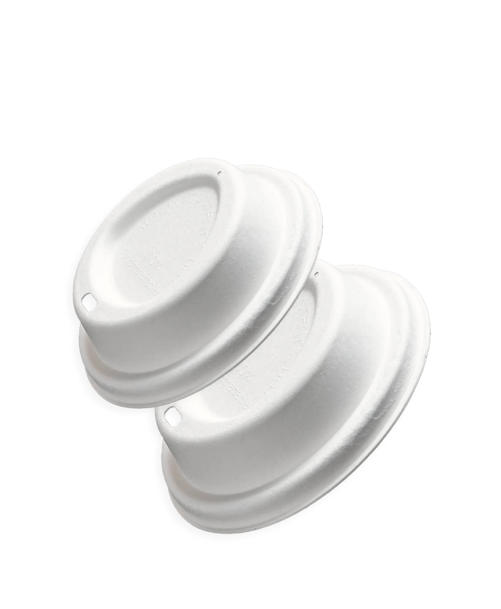 BAGASSE-DECKEL FÜR KAFFEEBECHER | BRAUN