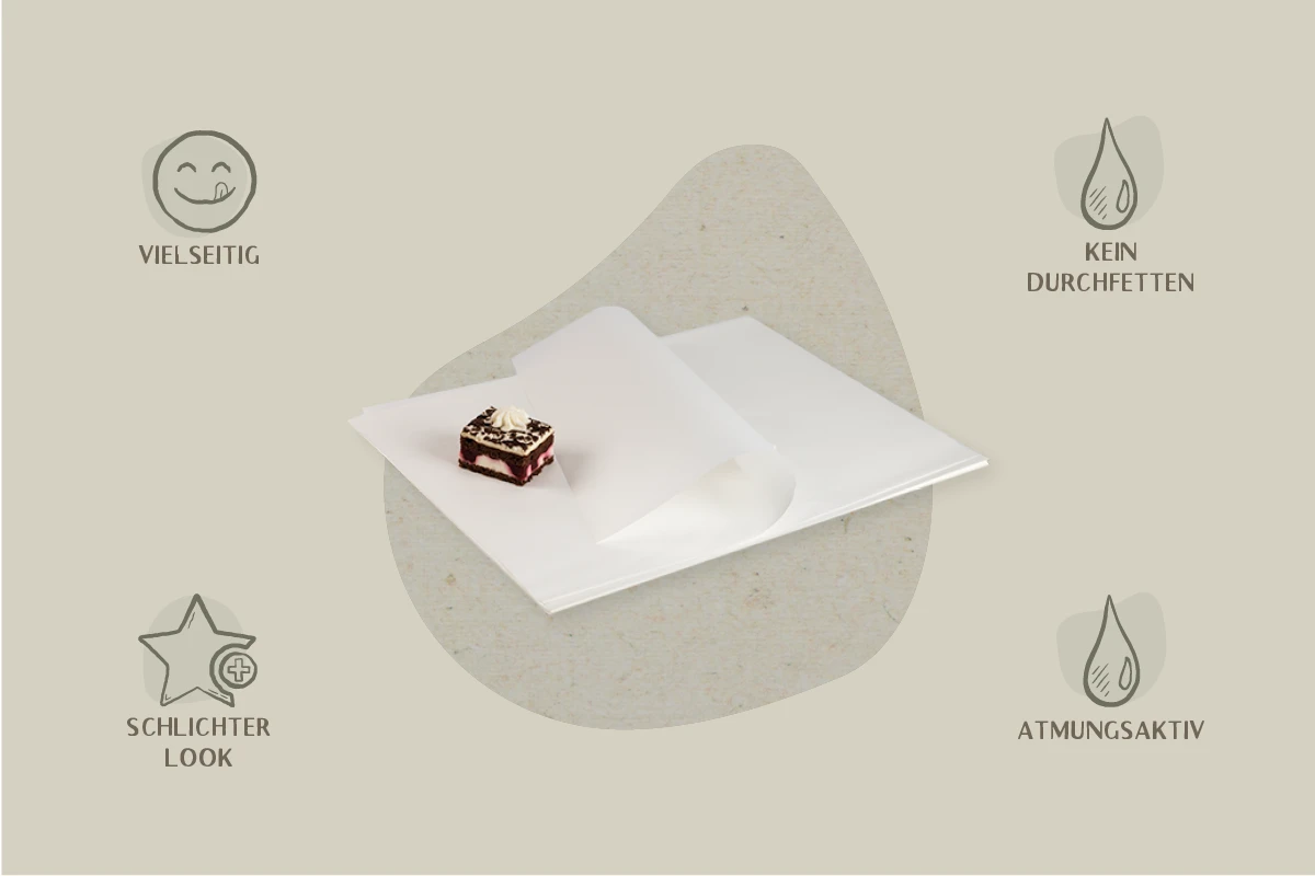 Einschlagpapier, Pergamentersatz - Geschnitten, 50 GR/QM, L 12 x B 18 cm, weiß (12,5 KG)