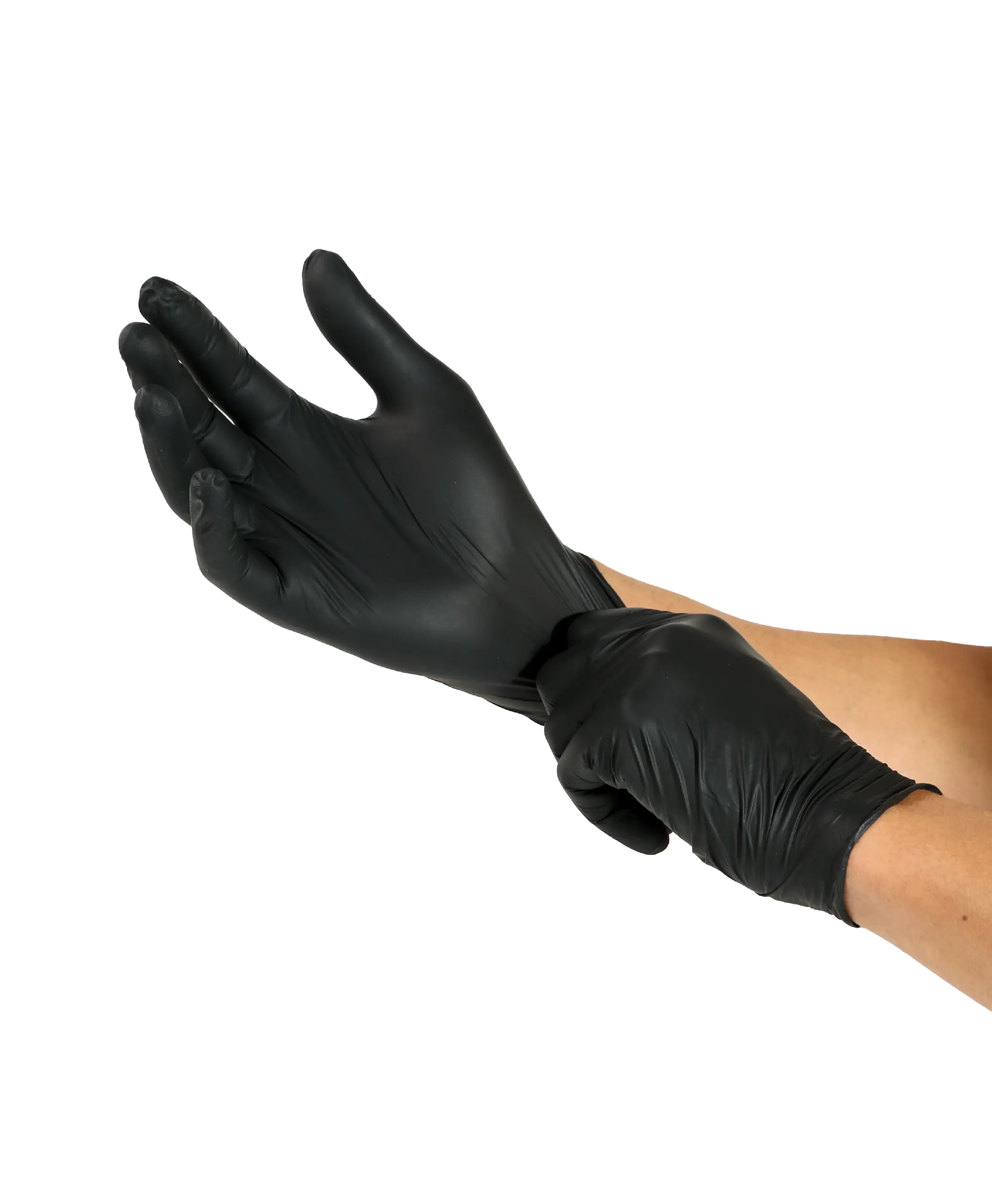 EINWEG-HANDSCHUHE | SCHWARZ | NITRIL UNGEPUDERT