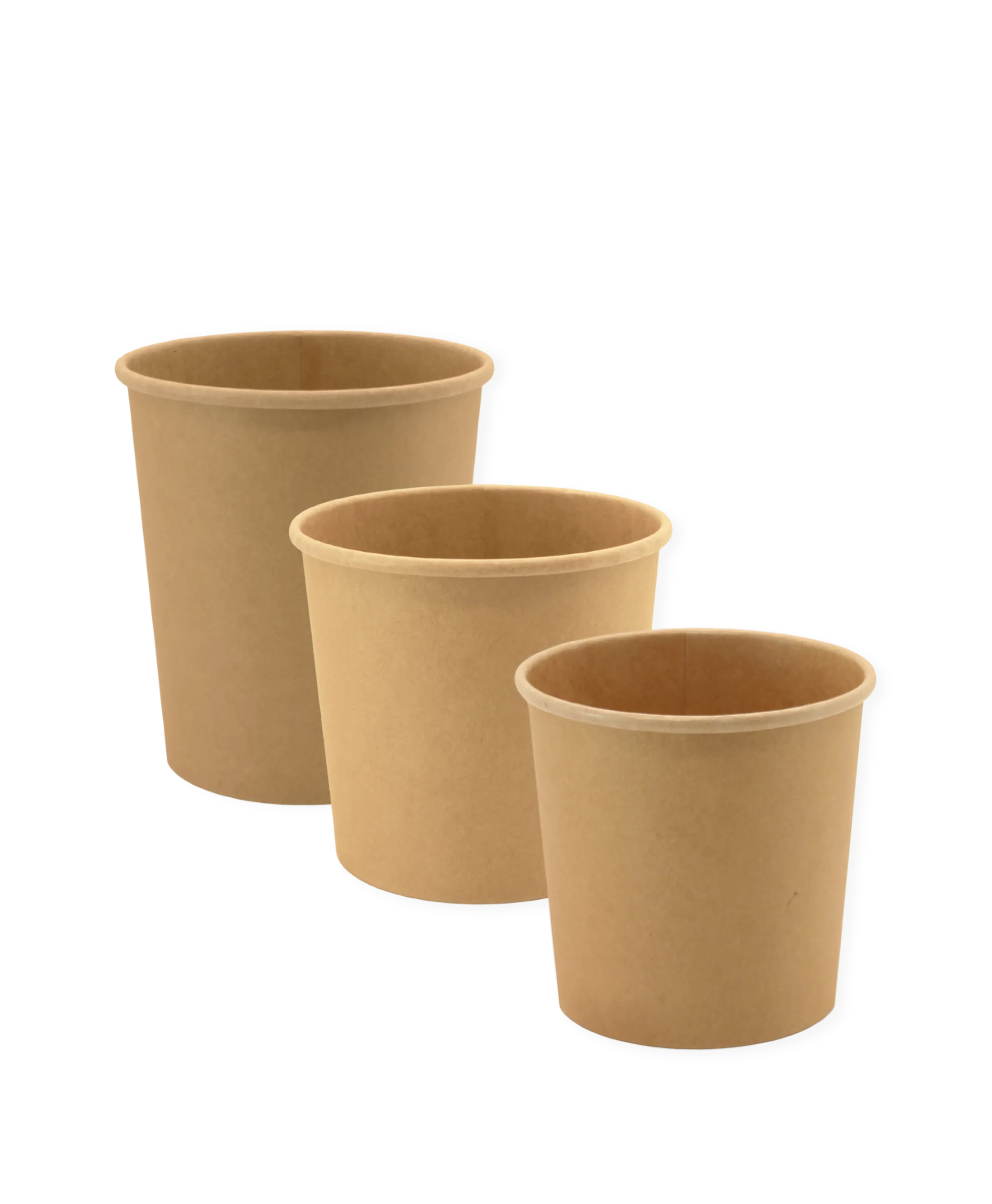 PAPP-SUPPENBECHER TO-GO BRAUN | UNBEDRUCKT