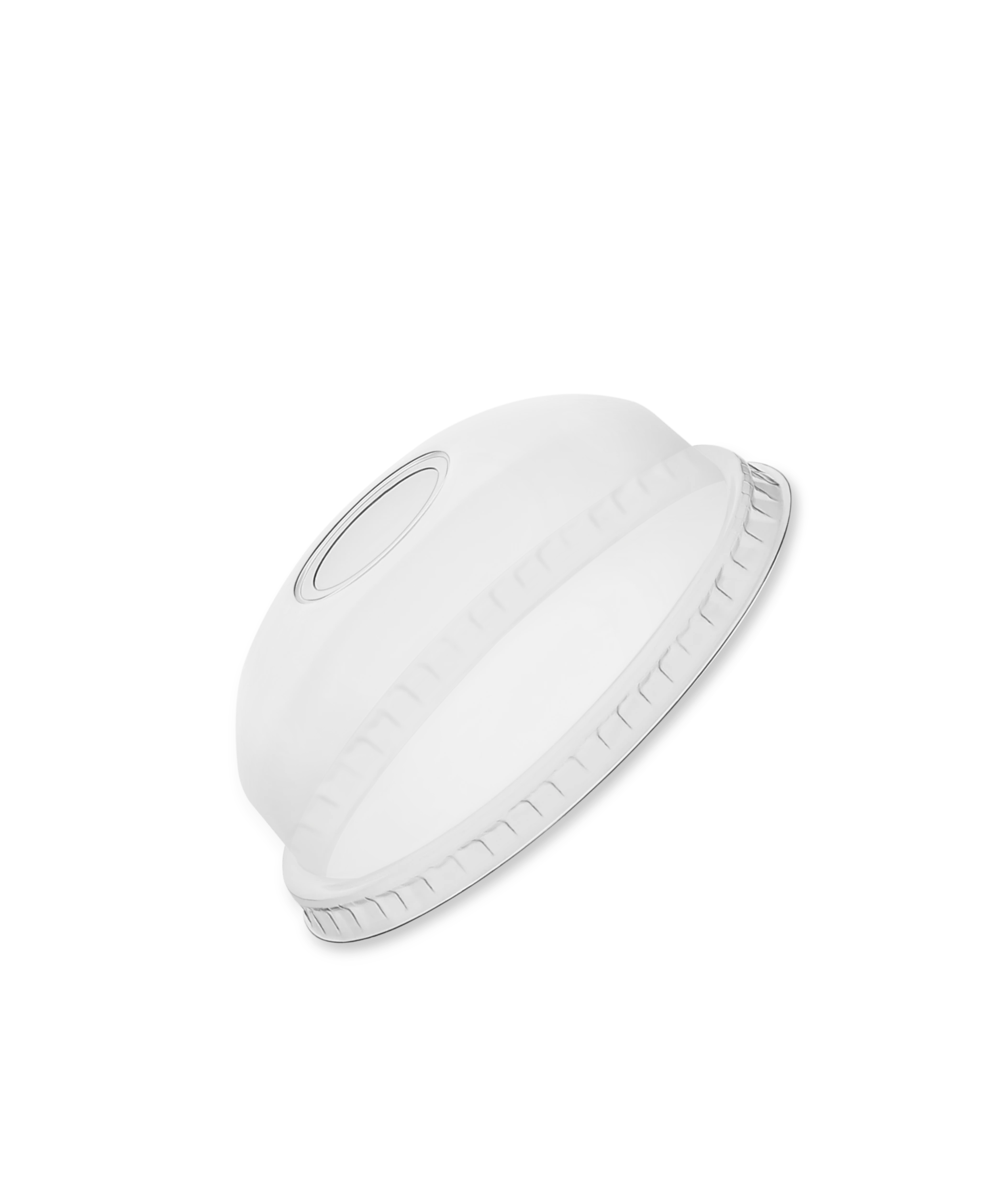 PET-Dom-Deckel ohne Loch, transparent, Ø 9 x H 4,1 cm (1.000er Karton)