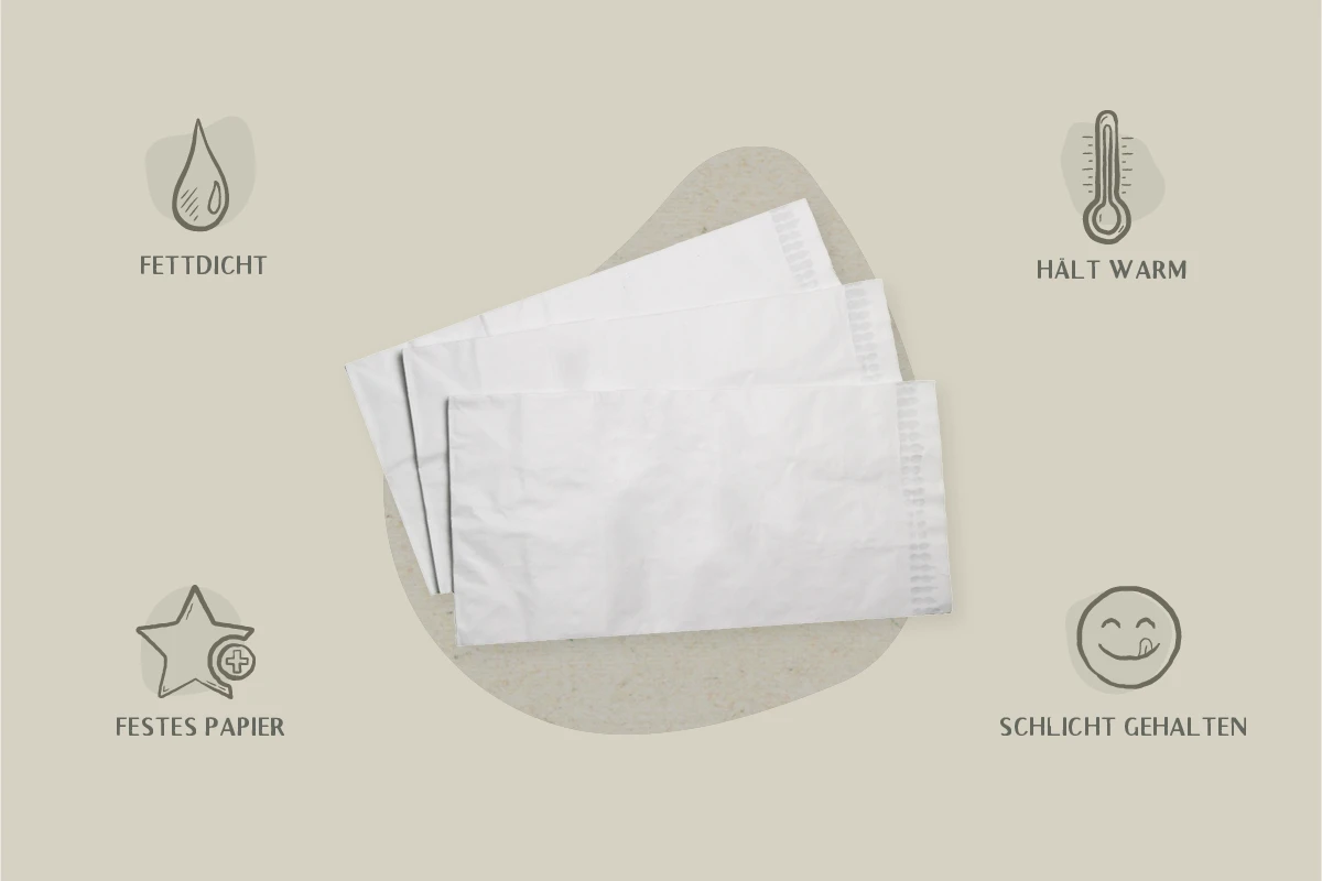 Warmhaltebeutel mit Blockboden, L 10,5 x B 6 x H 23cm, 3-lagig, unbedruckt (1.000er Karton)
