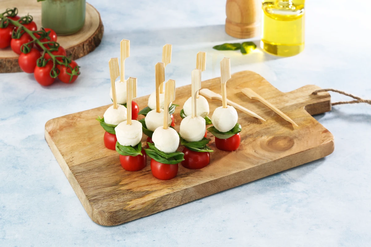 Bambus-Flaggen-Spieß, L 10 x B 1 cm (200er Packung)