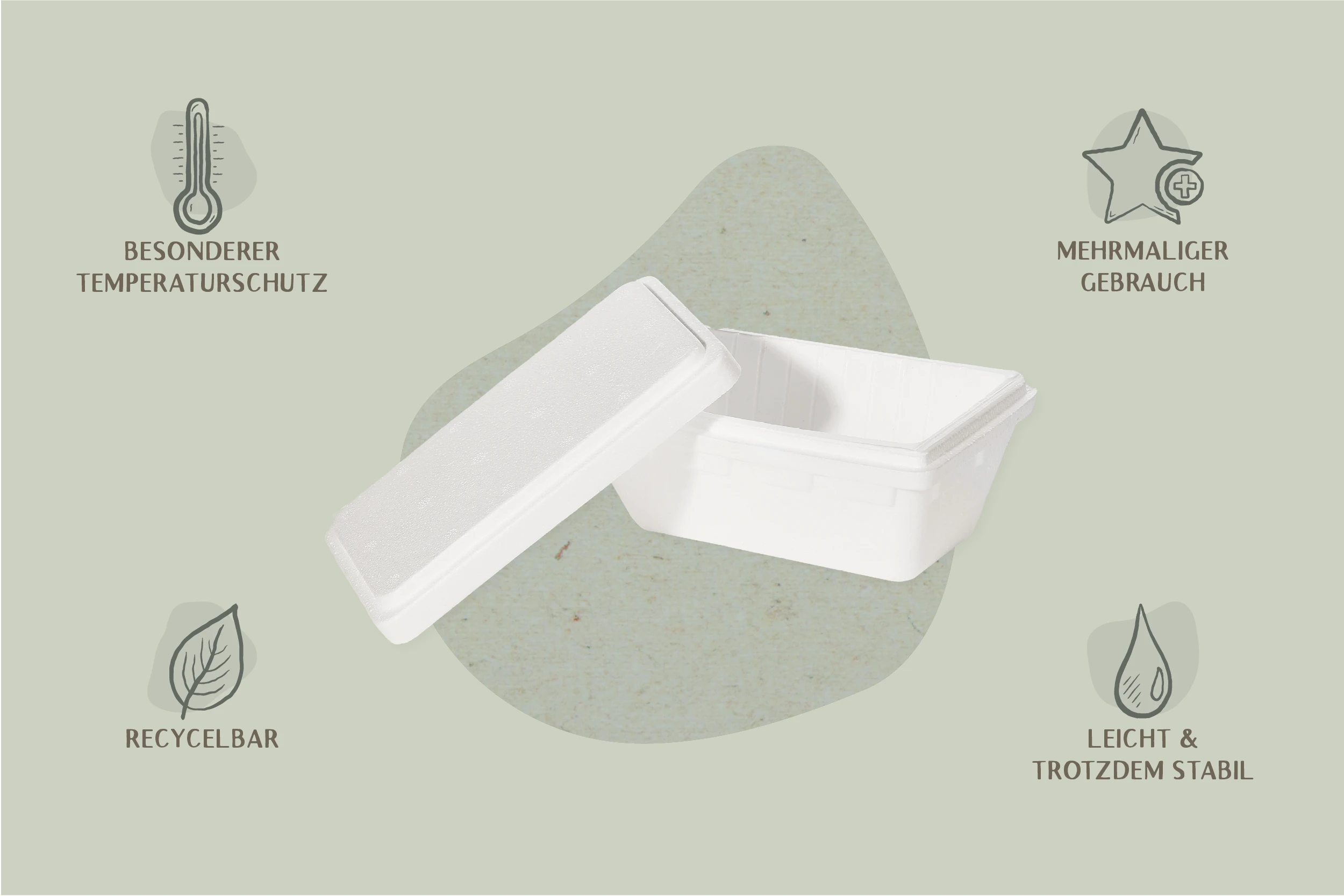 Thermobox, 0,5 Liter (100er Karton)