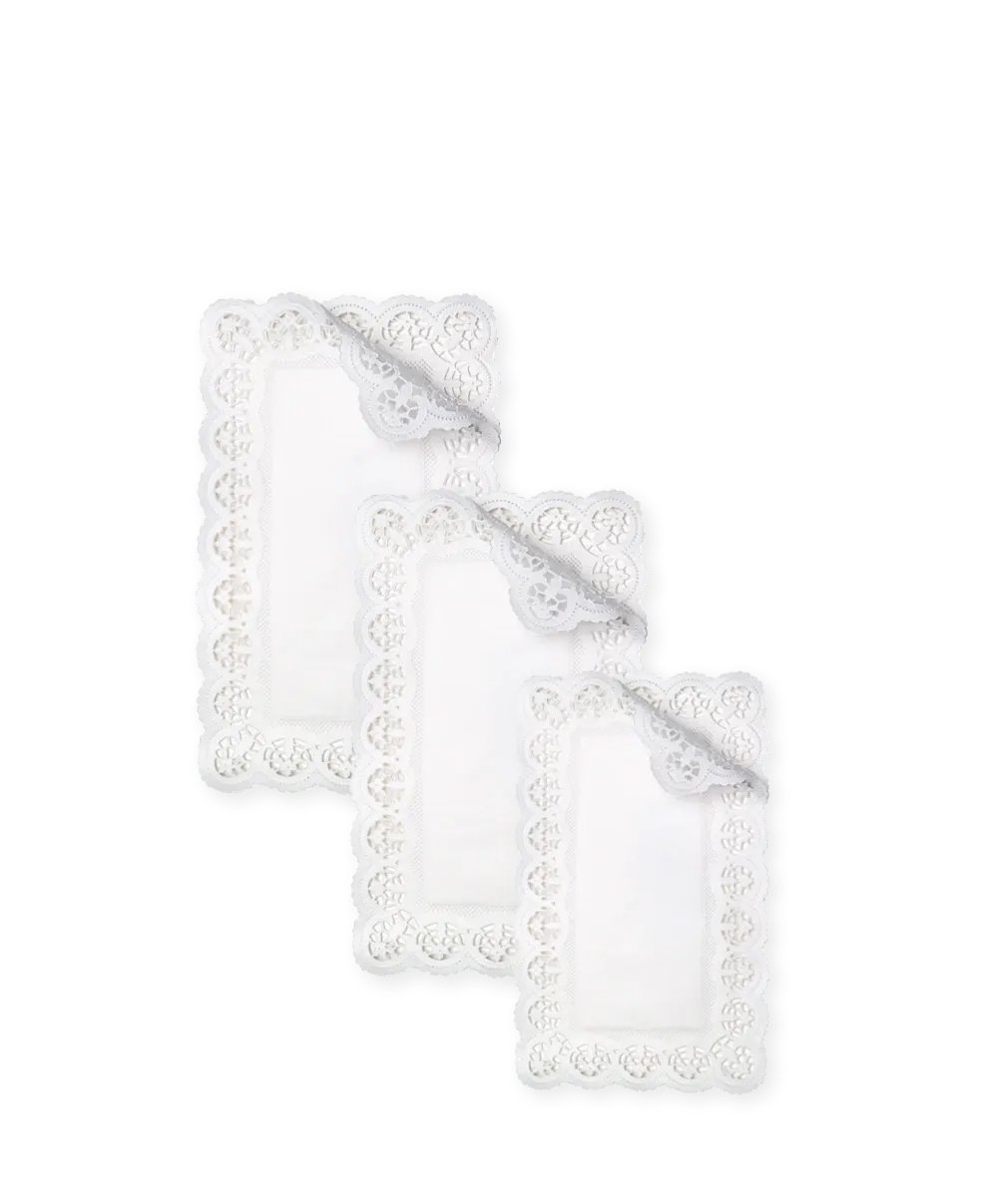 PAPP-TORTENSPITZE | WEIß | ECKIG