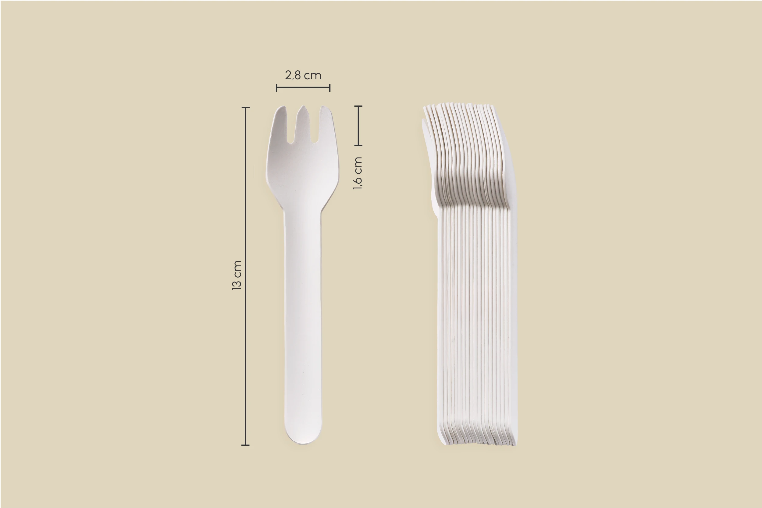 Papp-Gabel, weiß, L 13,6 x B 2,8 cm, 9-lagig (1.000er Karton) Papp-Gabel, weiß, L 13,6 x B 2,8 cm, 9-lagig (1.000er Karton)