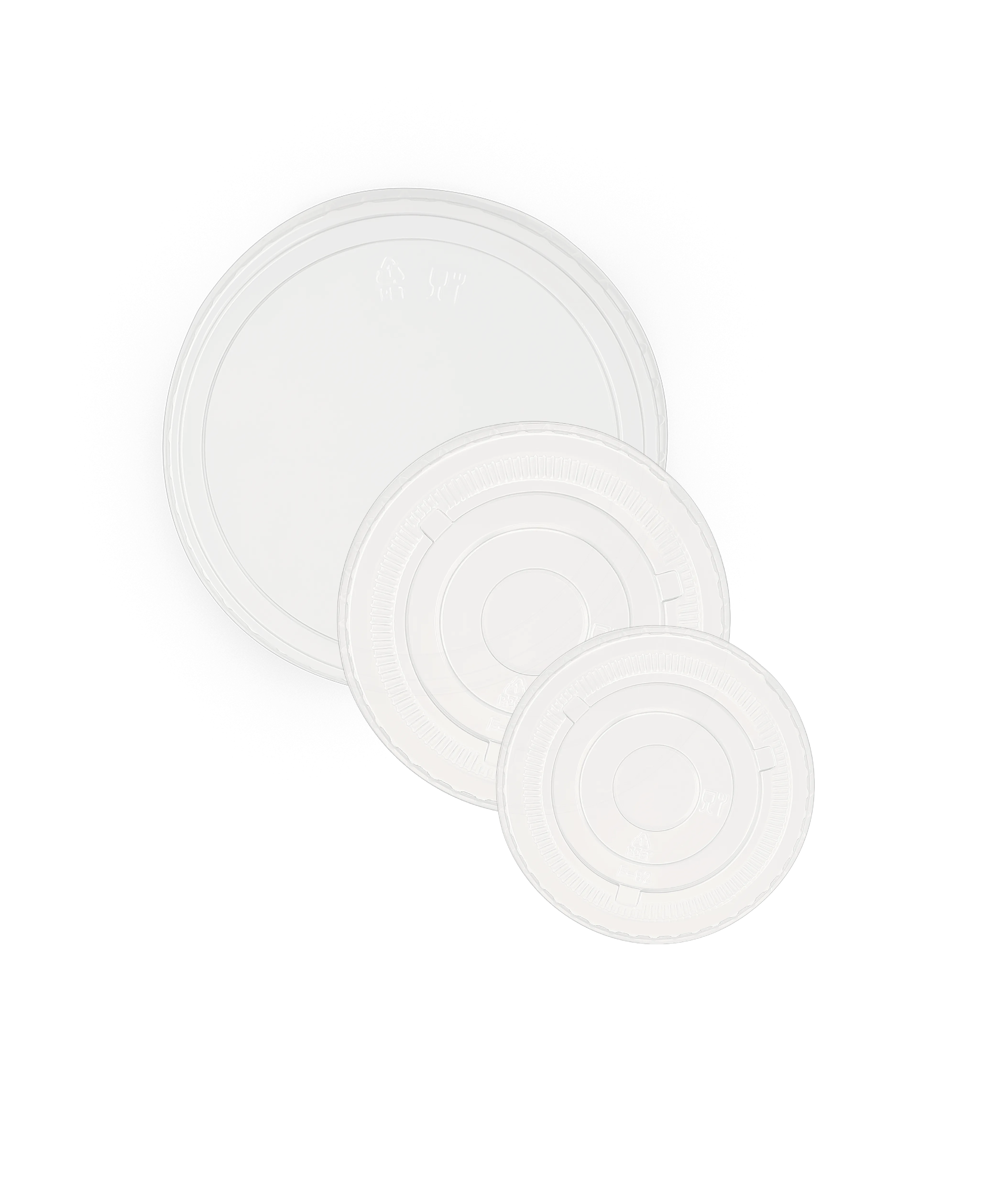 PET-FLACHDECKEL OHNE LOCH