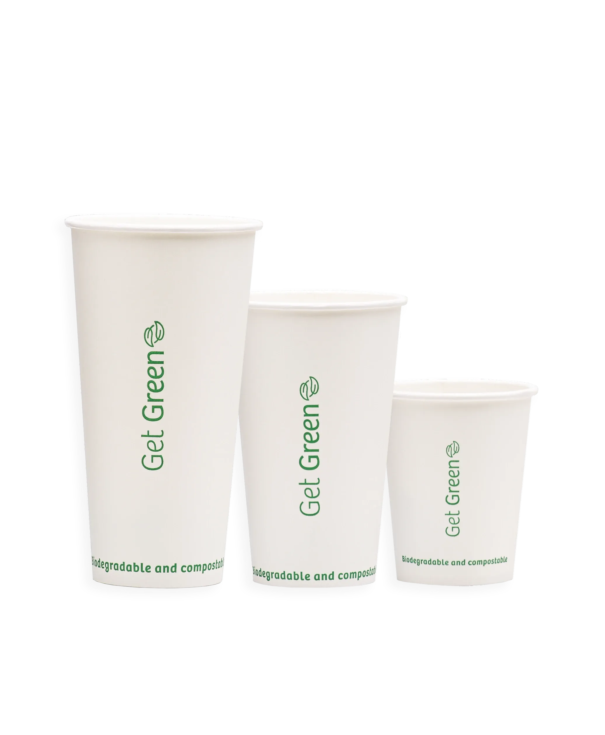 PAPP-TRINKBECHER | GET GREEN | WEIß