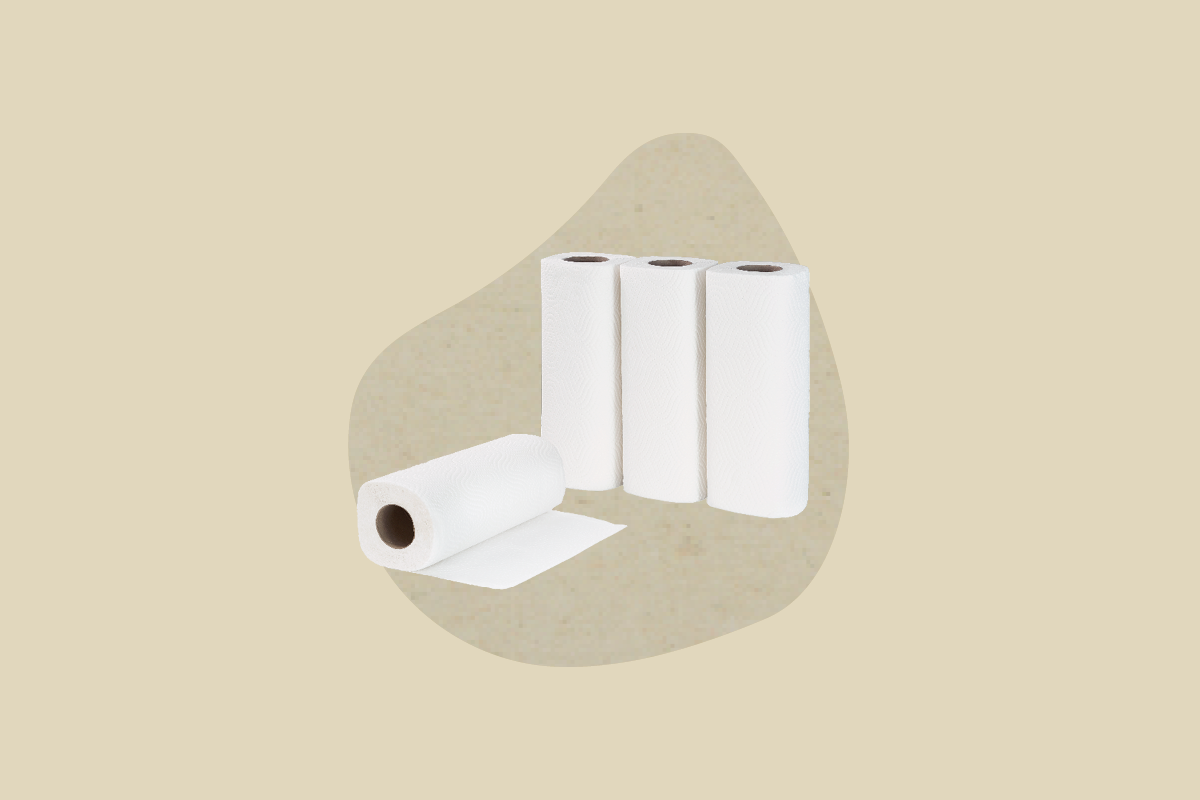 Küchenrollen, weiß, 26x22cm, 3-Lagig, 50 Blatt pro Rolle (32er Karton)