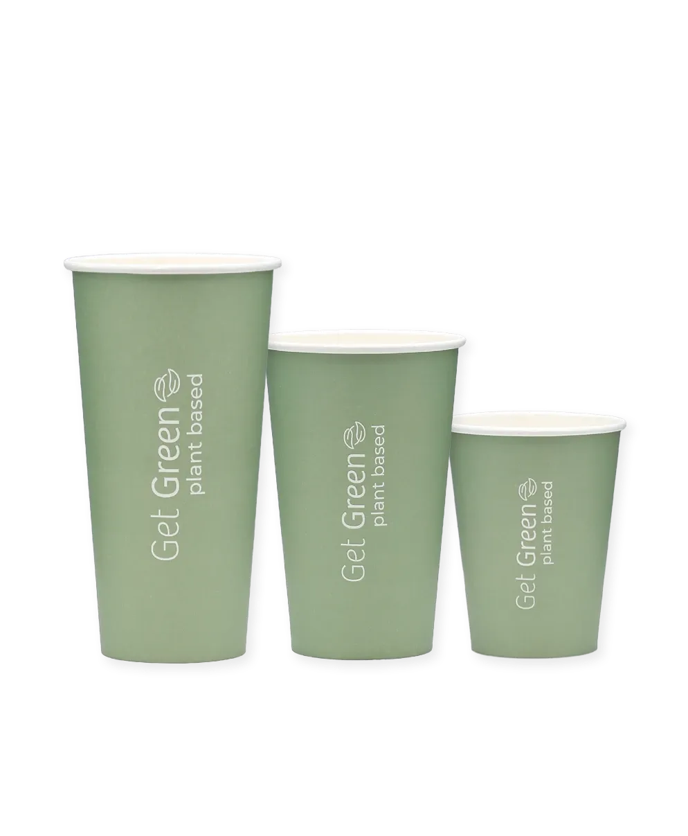PAPP-TRINKBECHER | GRÜN | PLANT-BASED