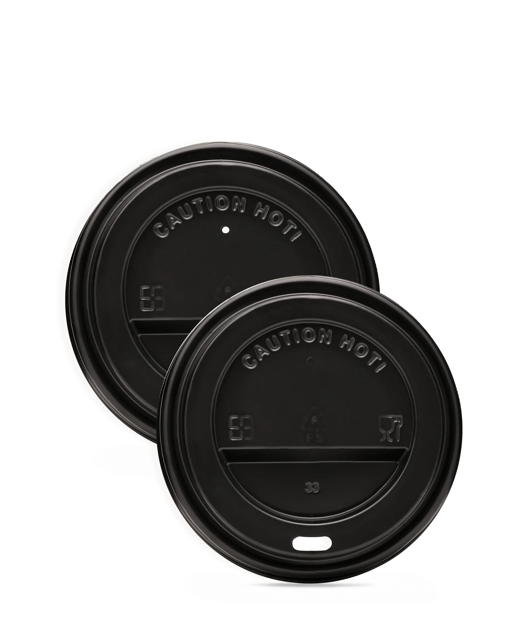 DECKEL FÜR KAFFEEBECHER AUS PS | SCHWARZ